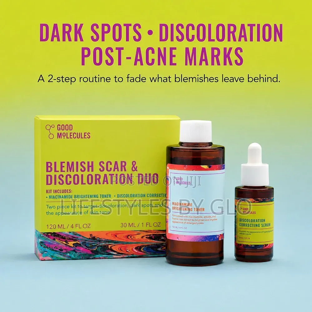 Good Molecules Blemish & Discoloration Duo, Serum + Niacinamide Toner