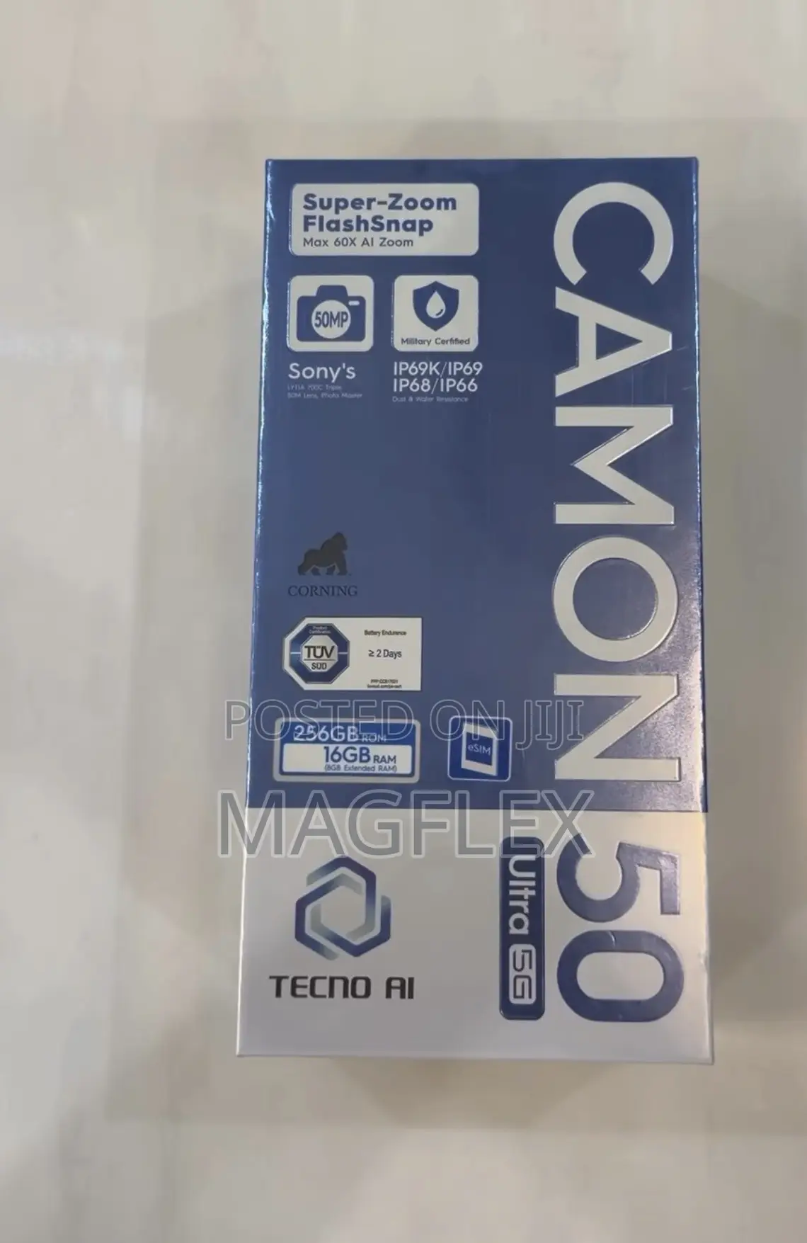 New Tecno Camon 50 Ultra 512 GB Blue