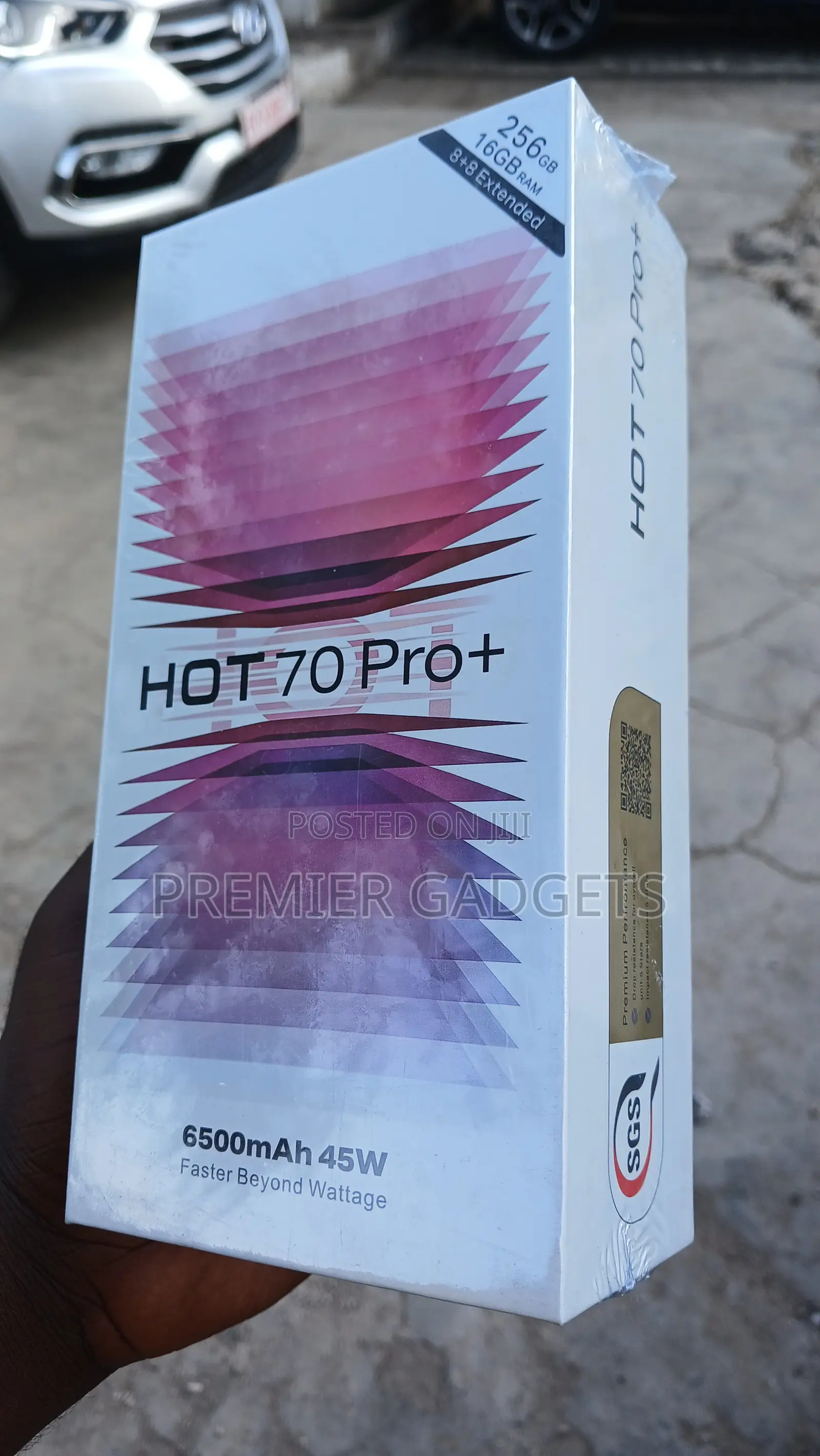 New Infinix Hot 70 Pro 5G+ 256 GB Black