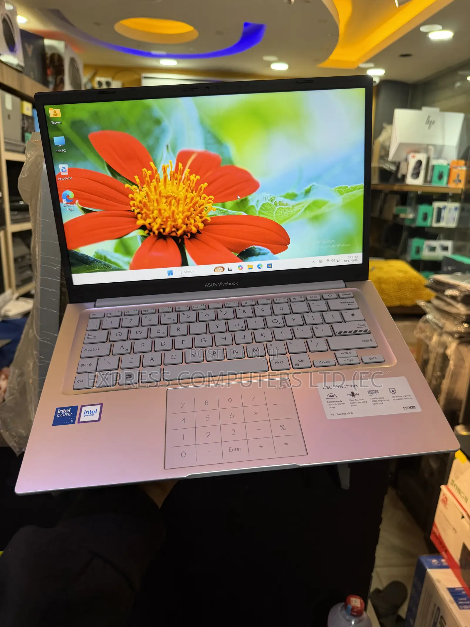 Laptop Asus Vivobook 14 16GB Intel Core i5 SSD 512GB