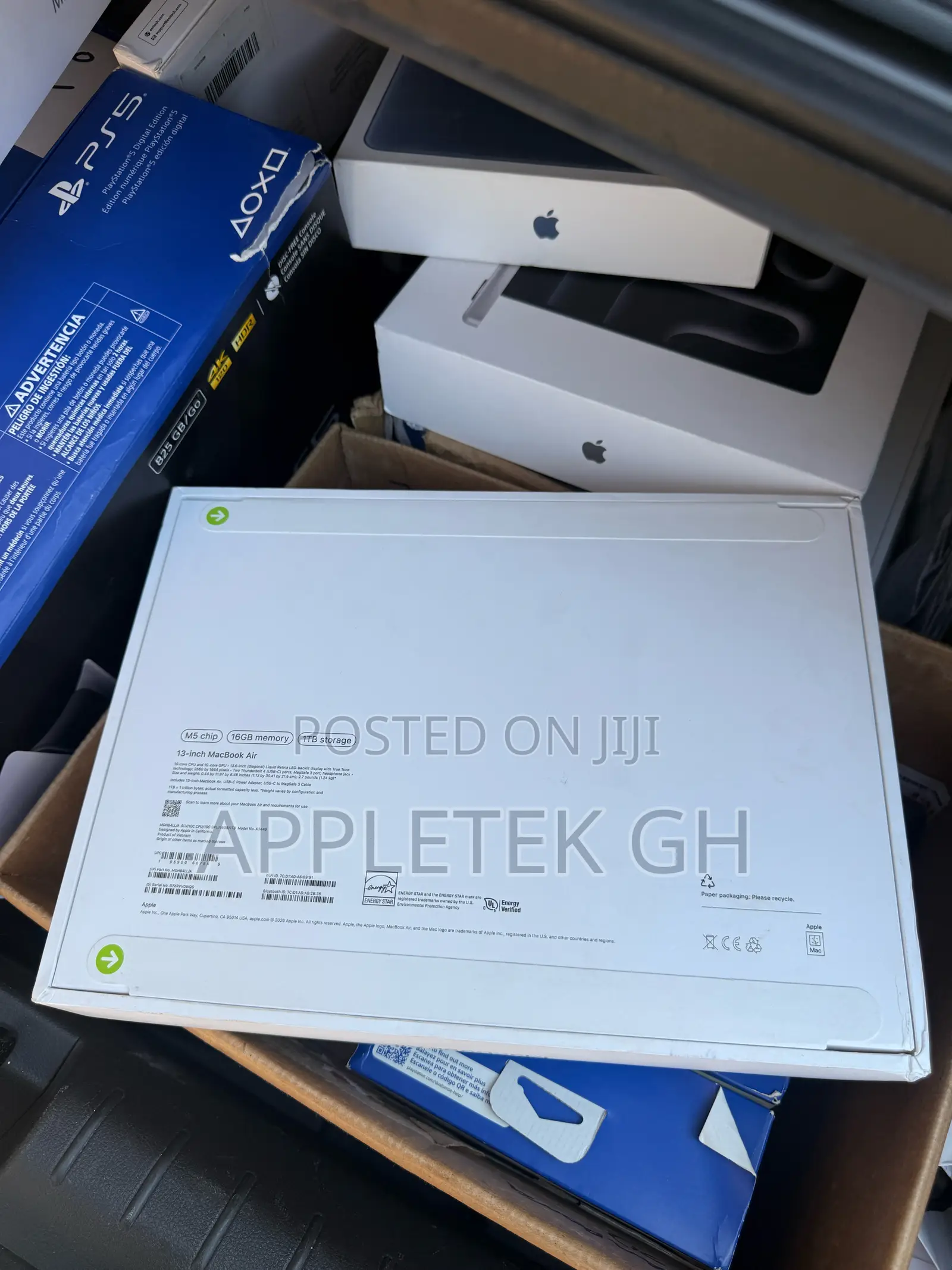 New Laptop Apple MacBook Air 2026 M5 16GB Apple M5 SSD 1T