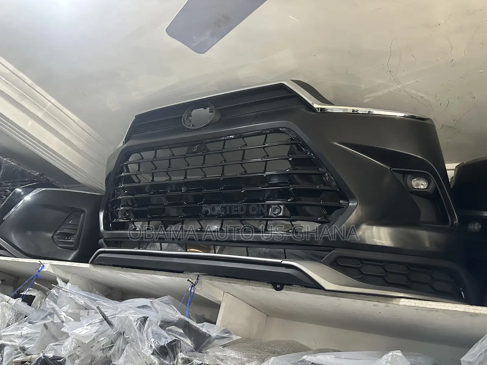 Toyota Highlander Grand Front Bumper 2024 2025