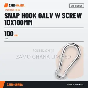 Snap Hook Galv W Screw 10X100Mm - SHG-S10X100