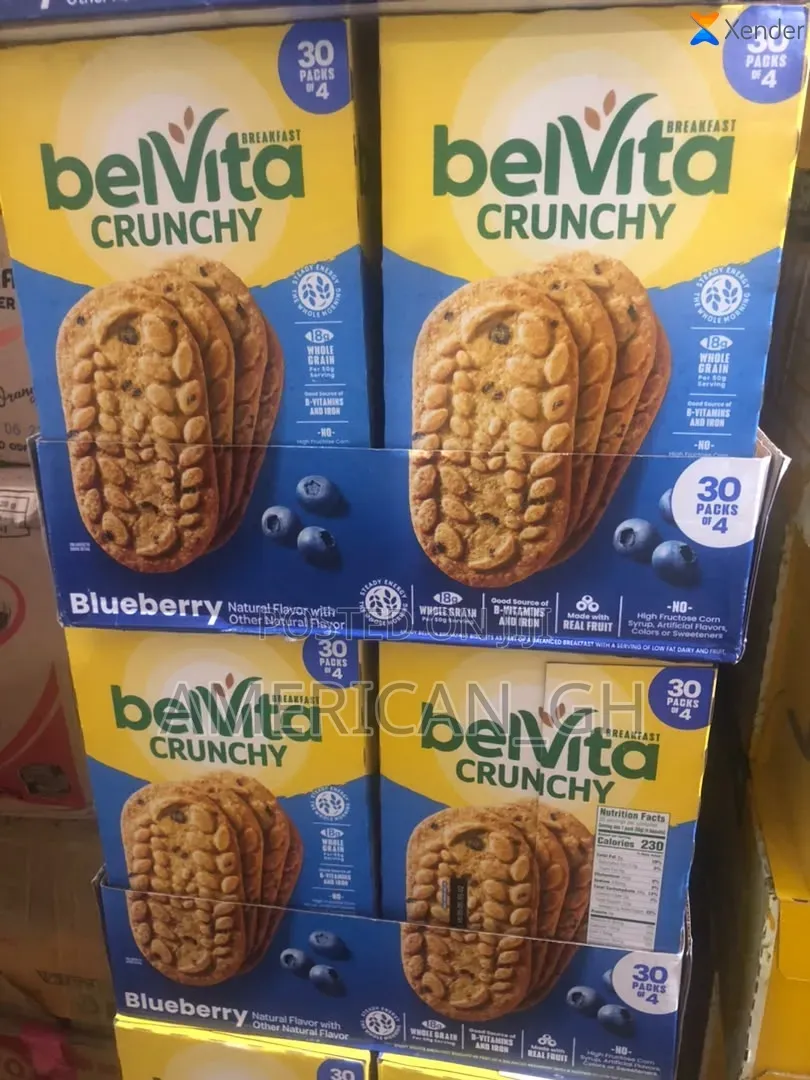 Belvita Crunchy Blueberry Biscuit, 30pack