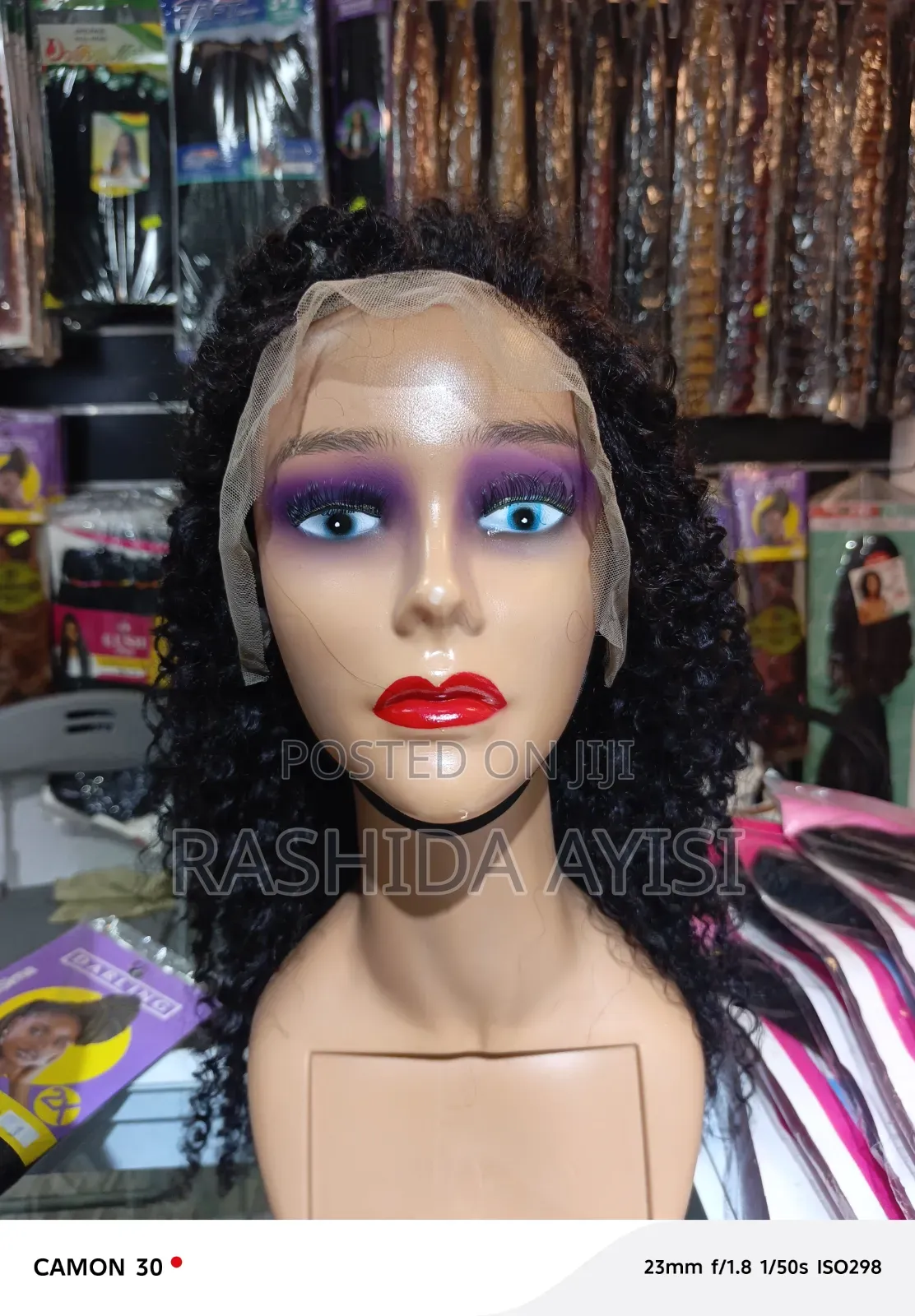 Curly Wig 100% Human Hair
