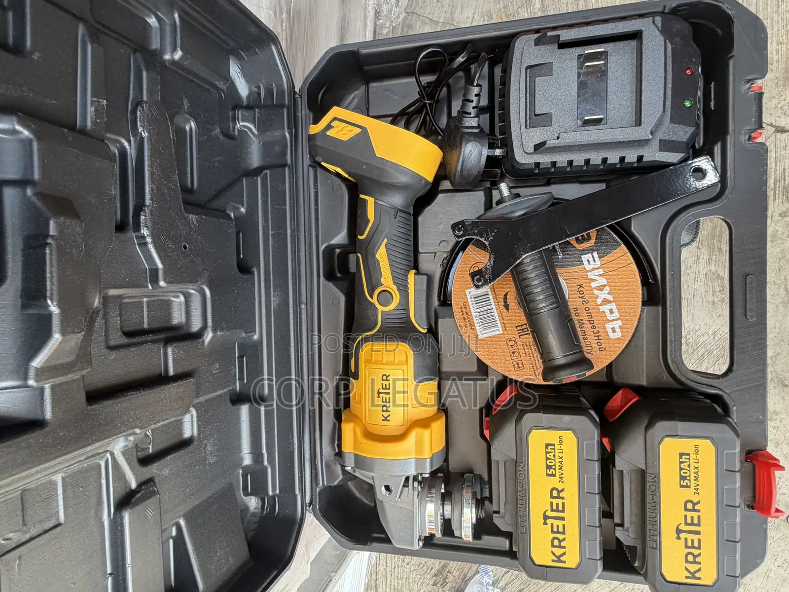 KRETER 5” 125mm Cordless Angle Grinder