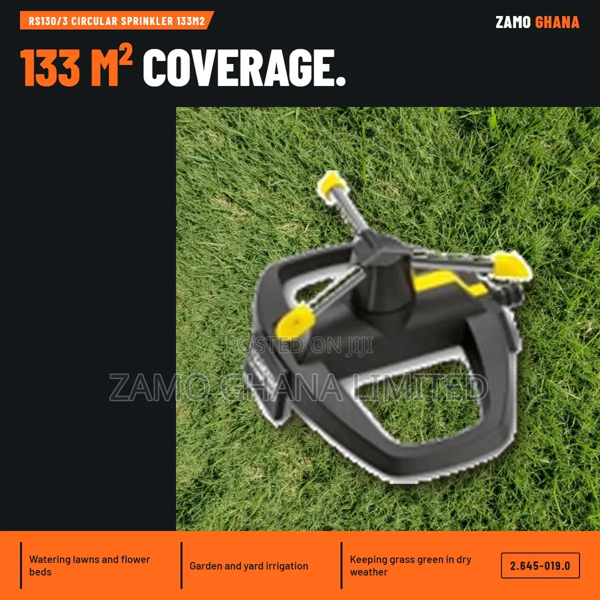Rs130/3 Circular Sprinkler 133M