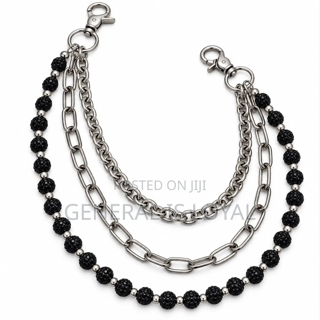 Peals Silver and Stainless Side Chain for Jeans
