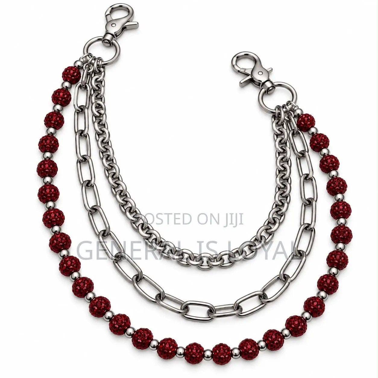 Peals Silver and Stainless Side Chain for Jeans