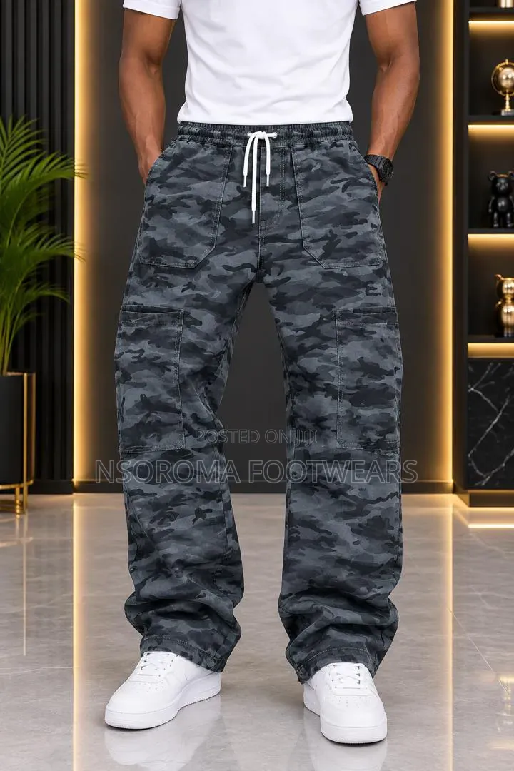 Quality Camo Joggers for Men – Ready Stock, Sizes XL–4XL