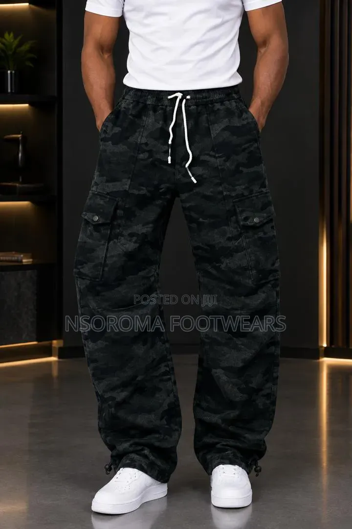 Quality Camo Joggers for Men – Ready Stock, Sizes XL–4XL