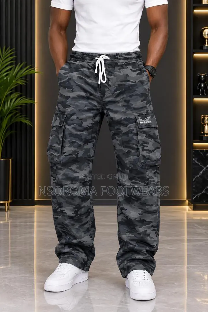 Quality Camo Joggers for Men – Ready Stock, Sizes XL–4XL