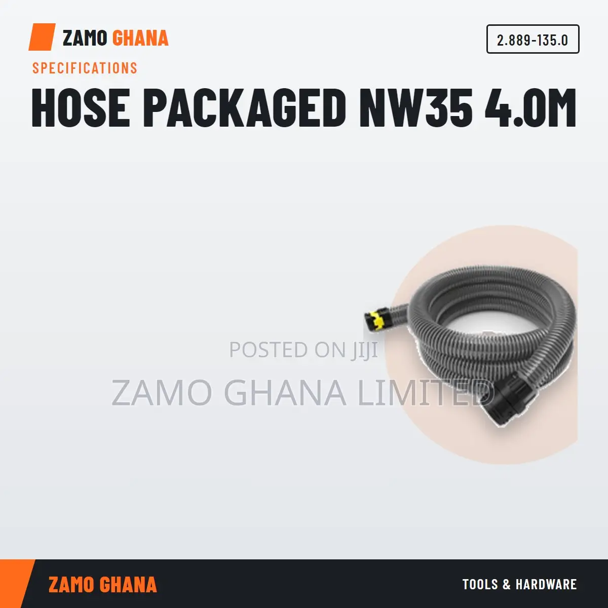 Hose Packaged Nw35 4.0M - 2.889-135.0