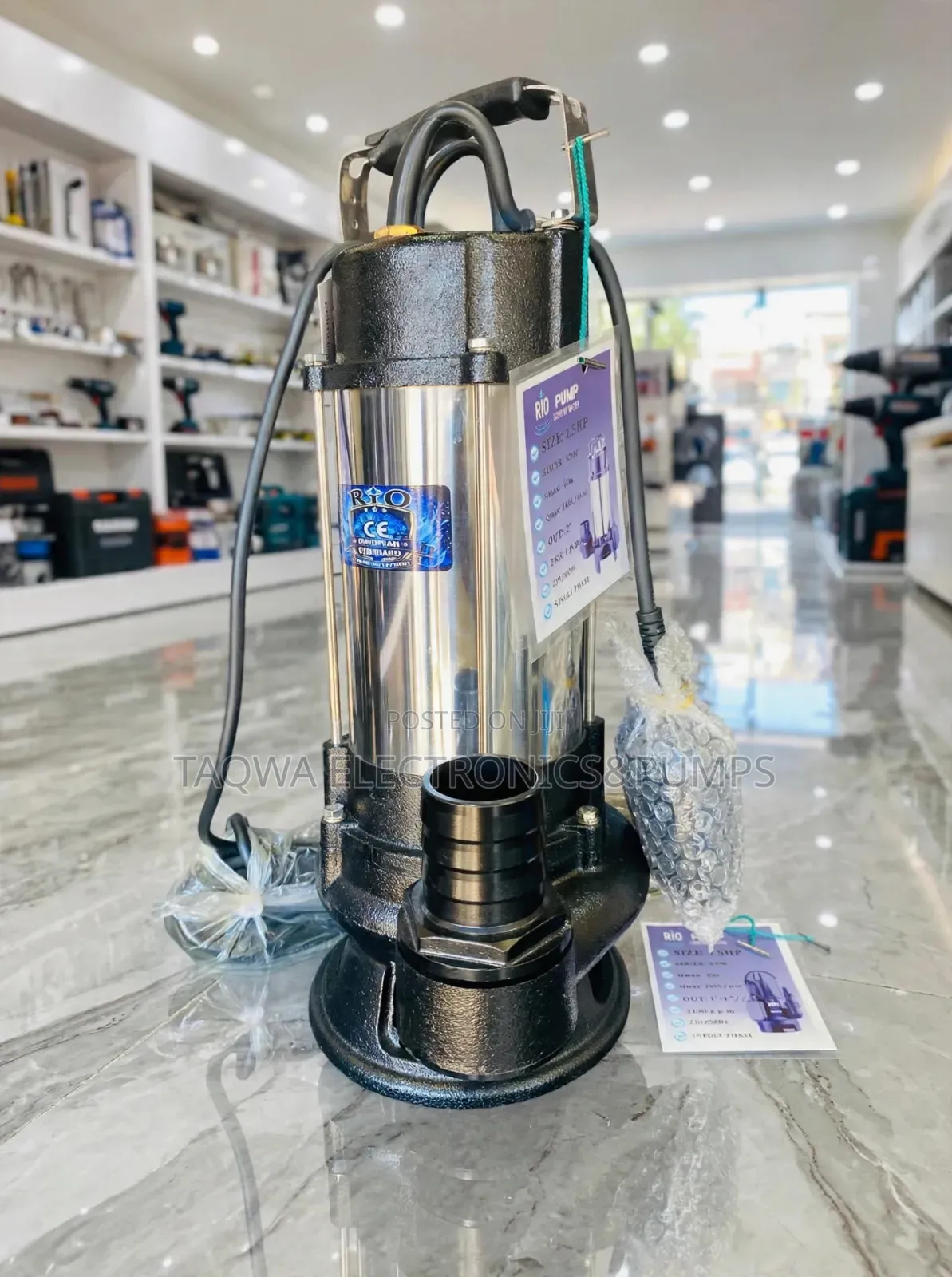 Notable Rio 1.5hp Sewage Stainless Water Pump