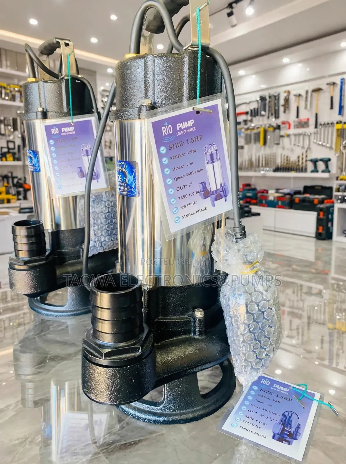 Rio 1.5hp With Floating Switch Stainless Sewage Pump