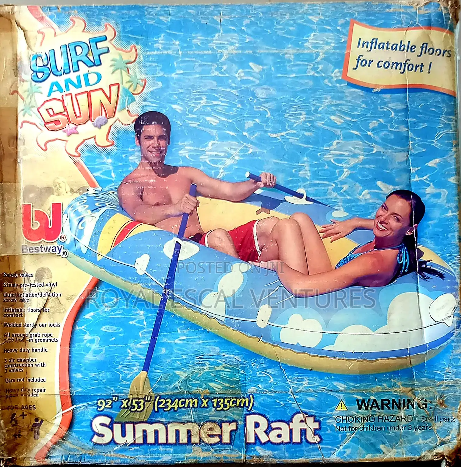 Bestway Hydro-Force Inflatable Swimming Raft