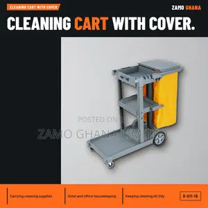 Cleaning Cart With Cover - D-011-1b