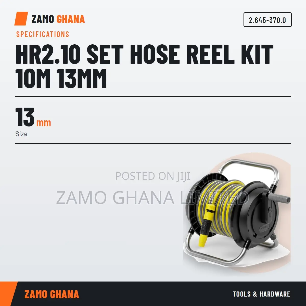 Hr2.10 Set Hose Reel Kit 10M 13Mm - 2.645-370.0