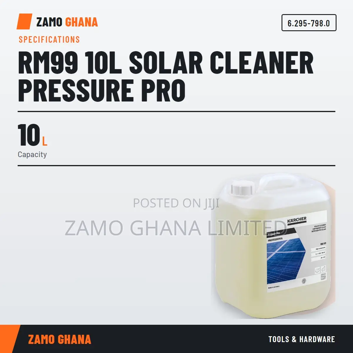 Rm99 10L Solar Cleaner Pressure Pro - 6.295-798.0