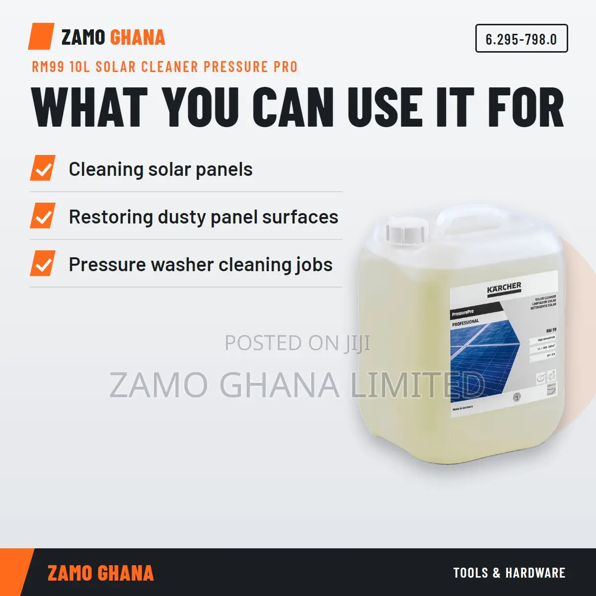 Rm99 10L Solar Cleaner Pressure Pro - 6.295-798.0