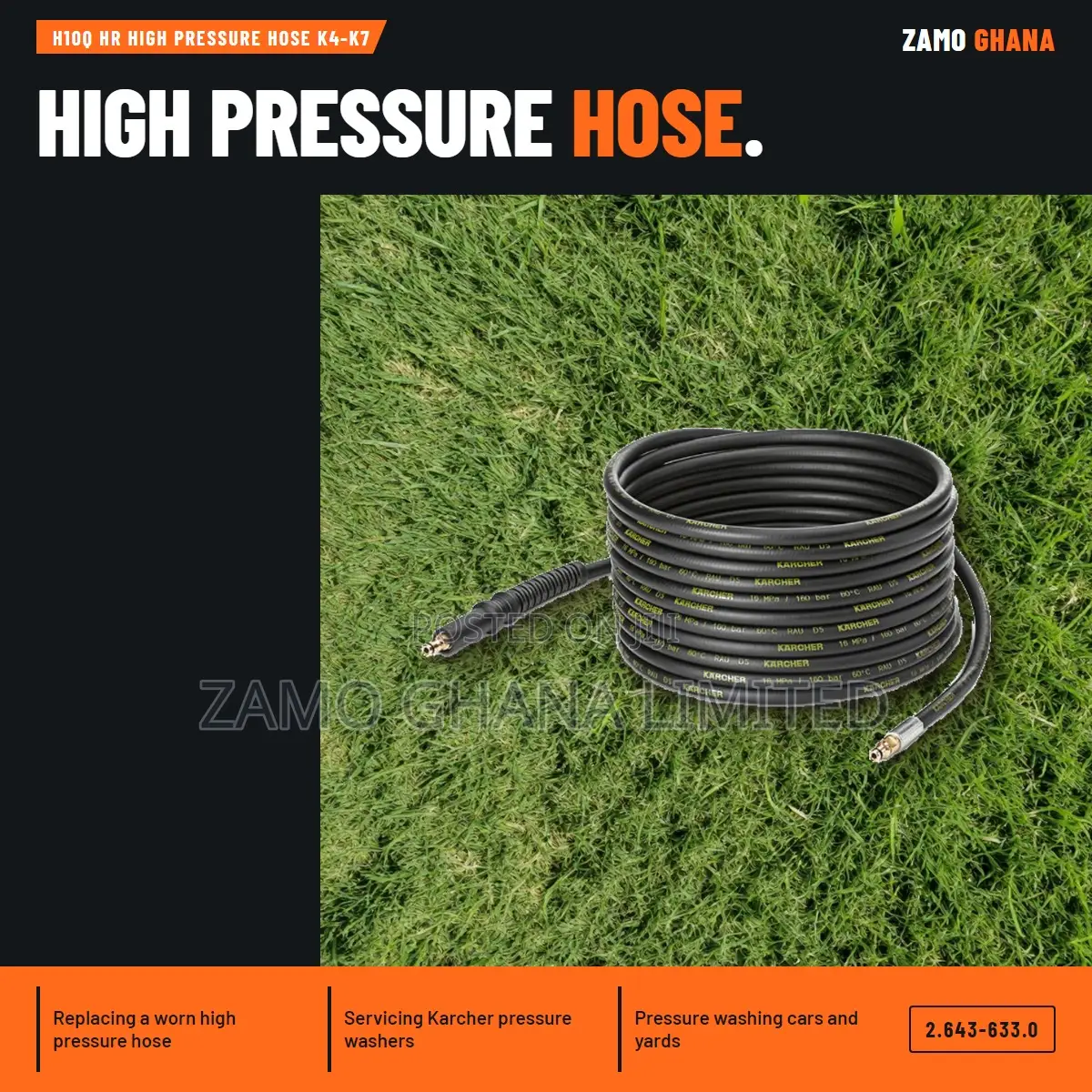 H10Q Hr High Pressure Hose K4-K7 - 2.643-633.0
