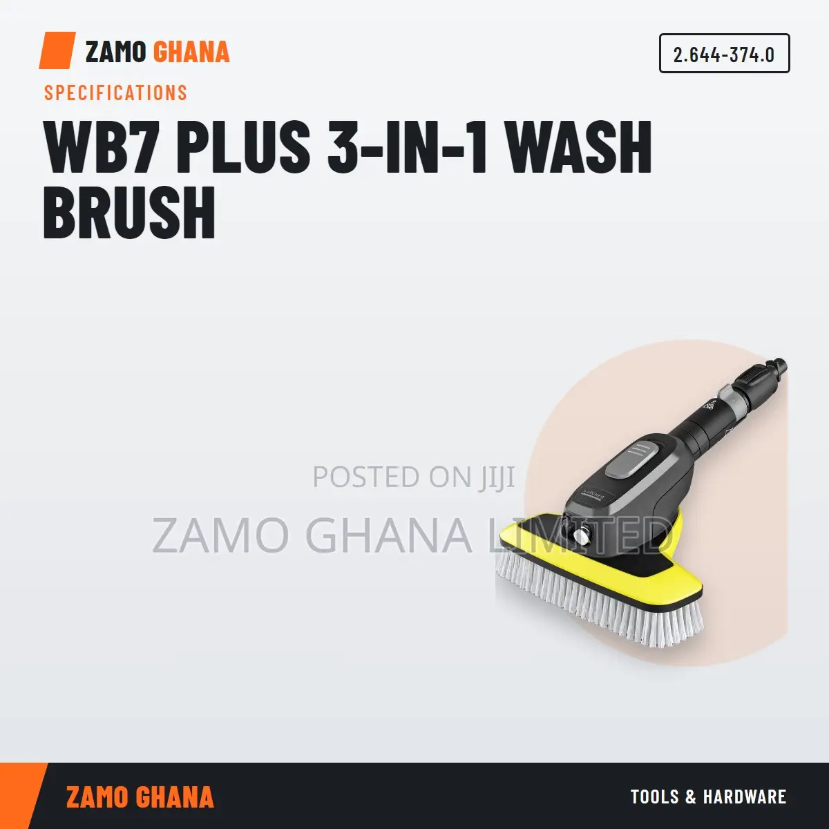 Wb7 Plus 3-in-1 Wash Brush - 2.644-374.0