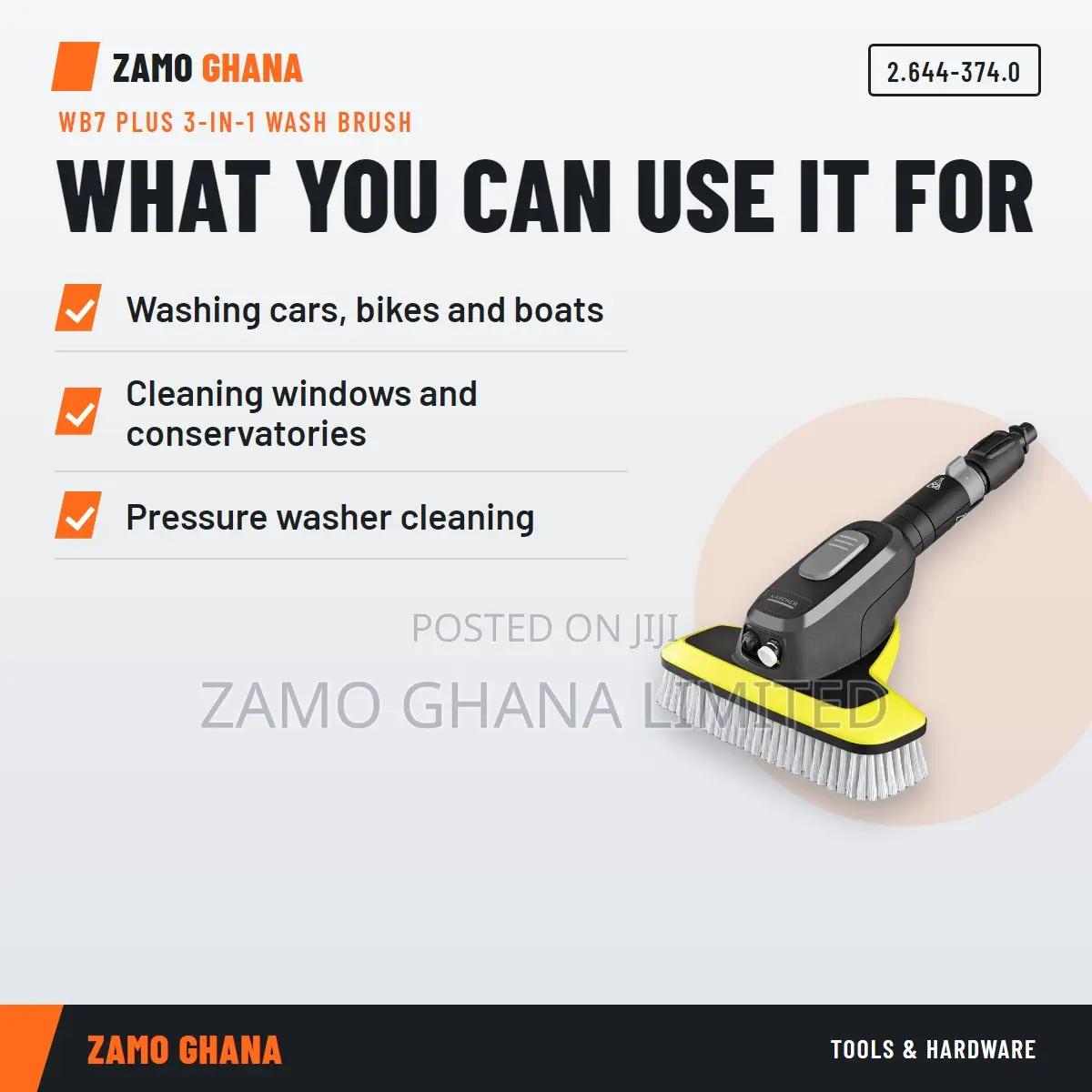 Wb7 Plus 3-in-1 Wash Brush - 2.644-374.0