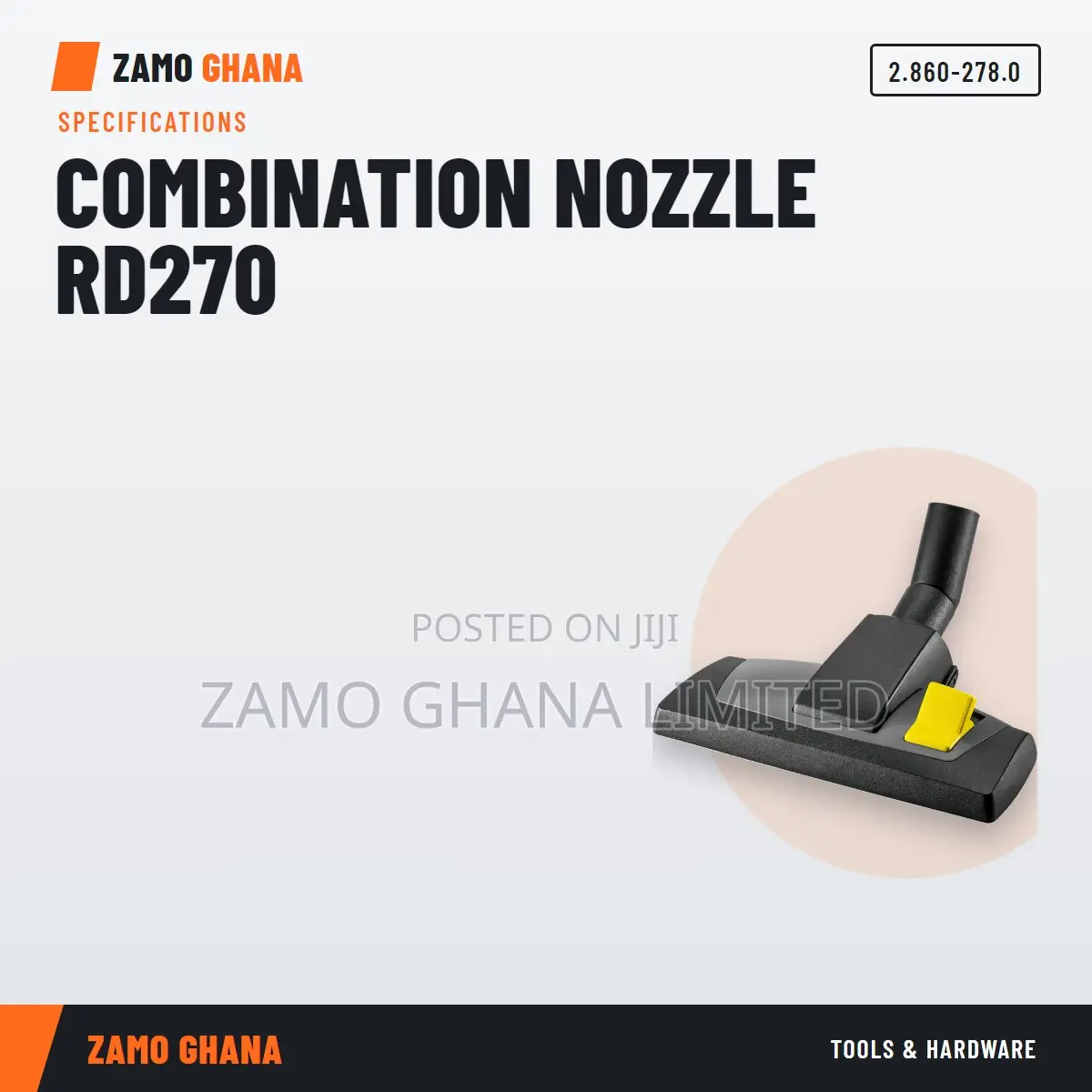 Combination Nozzle Rd270 - 2.860-278.0