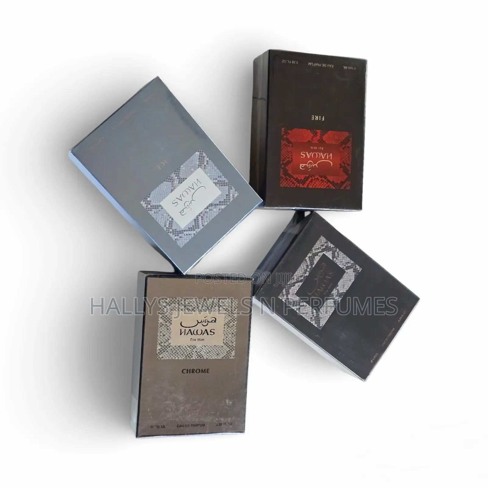 Rasasi Hawas (Ice, Fire, for Him, Chrome) Perfumes