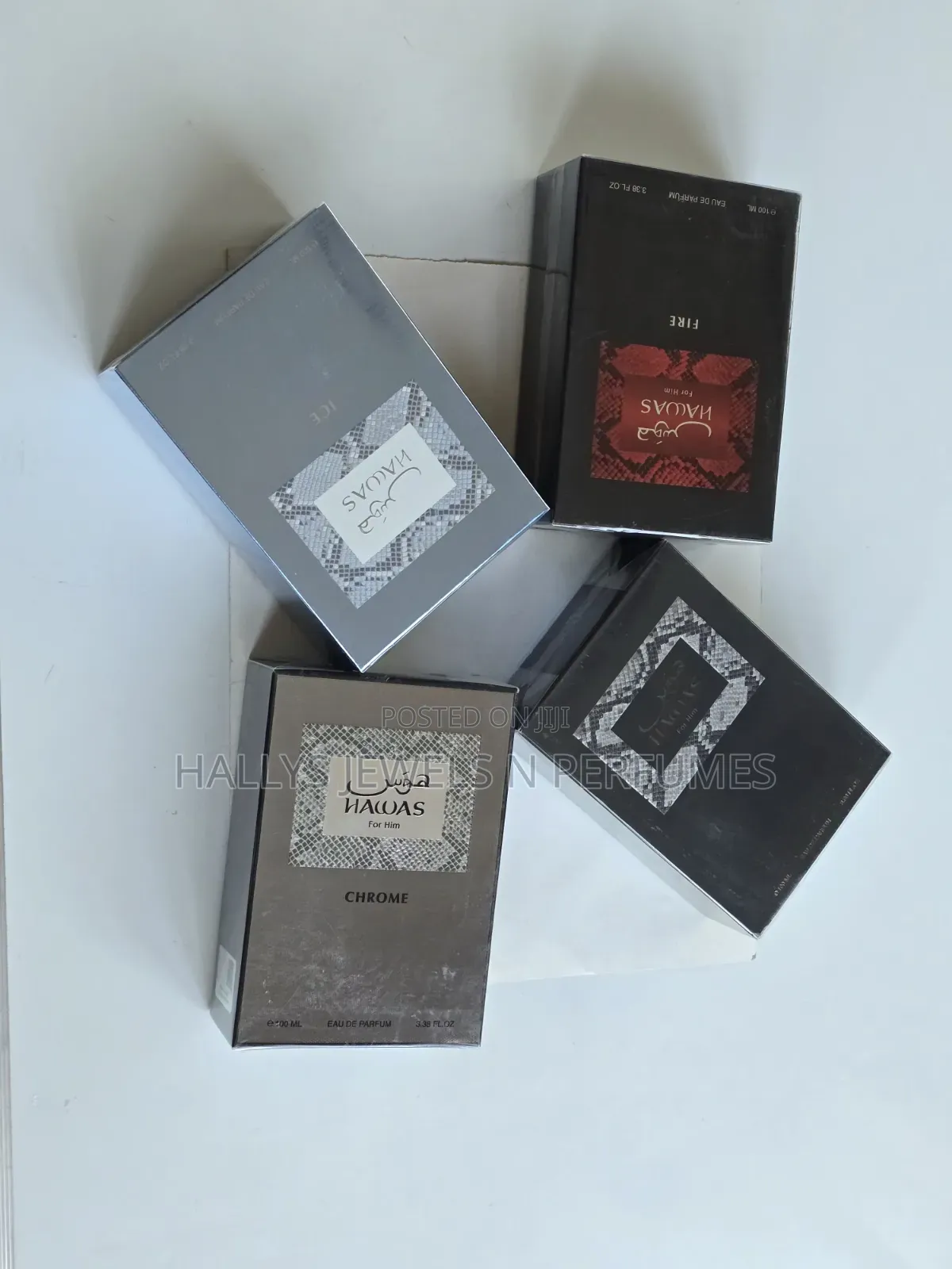 Rasasi Hawas (Ice, Fire, for Him, Chrome) Perfumes