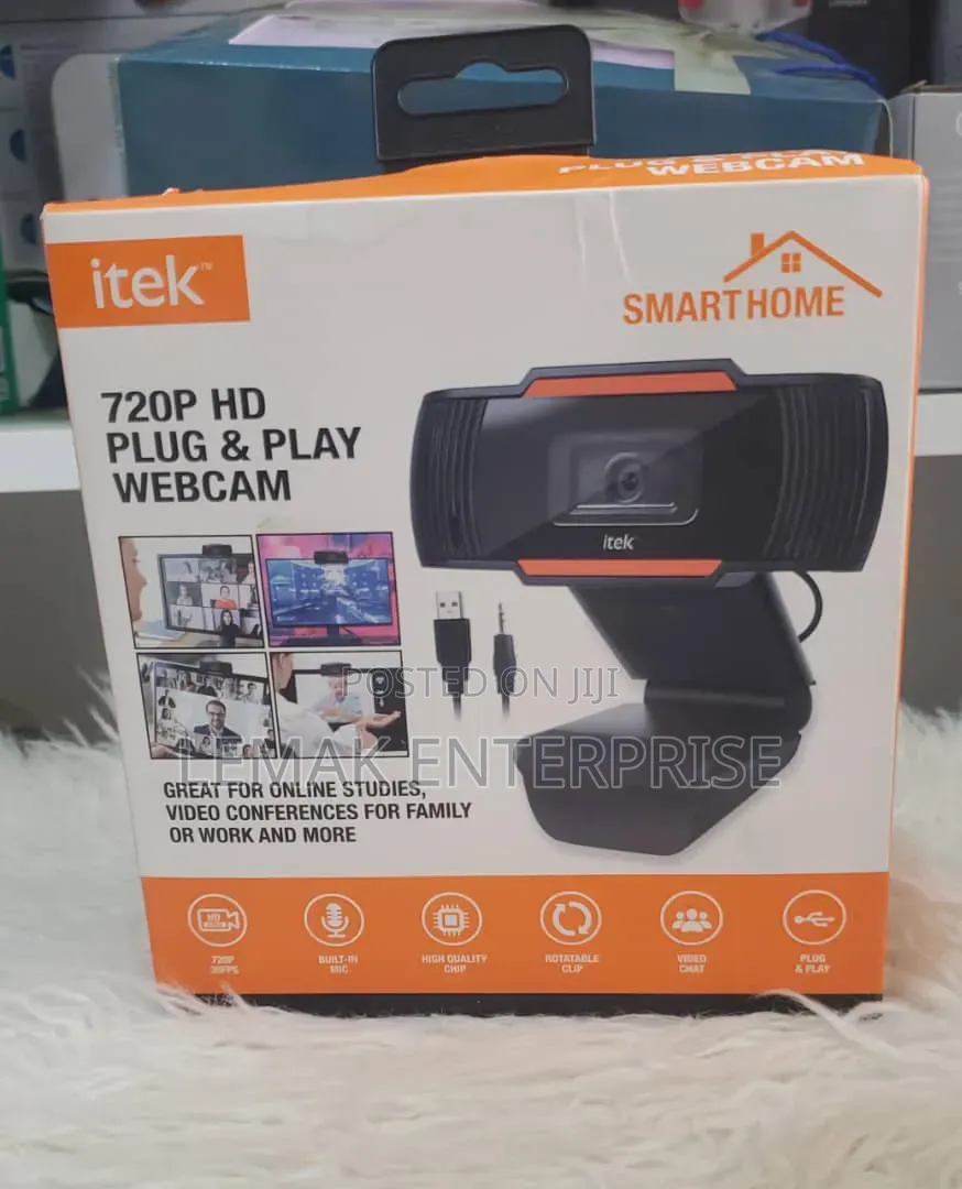 Itek Smart Home 720P HD Plug & Play Webcam.