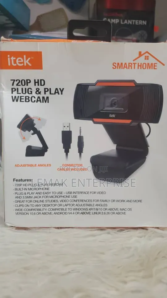 Itek Smart Home 720P HD Plug & Play Webcam.