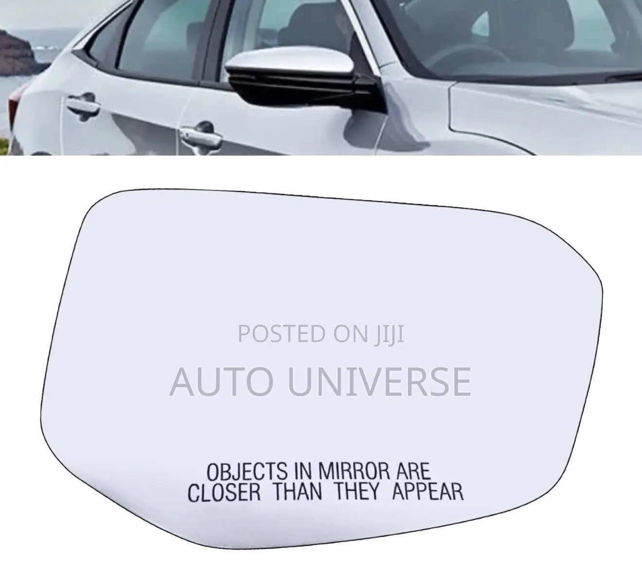 Honda Civic 2016 to 2019 Side Mirror Glass Available