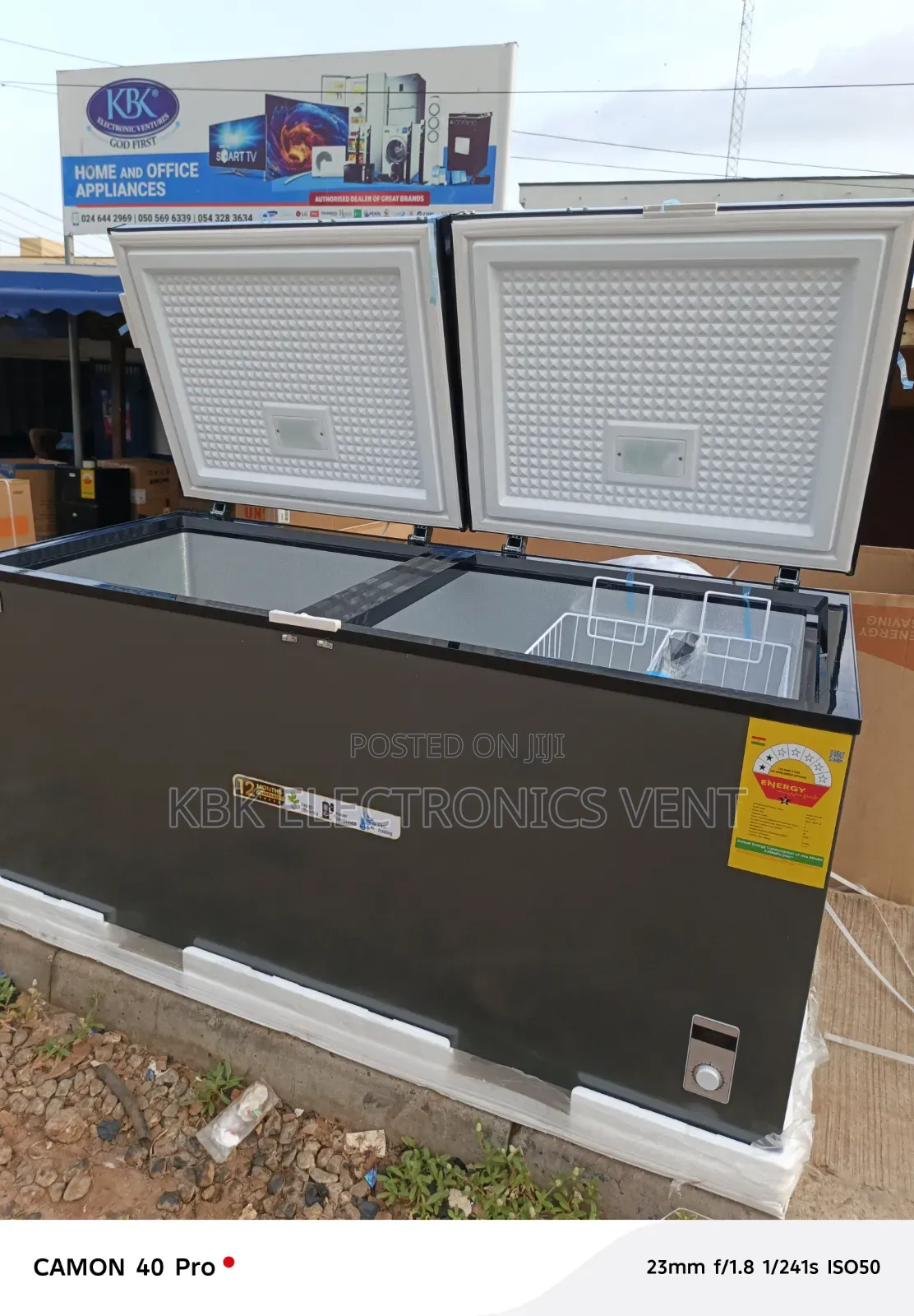 Galaxy 510liter Double Door Chest Freezer
