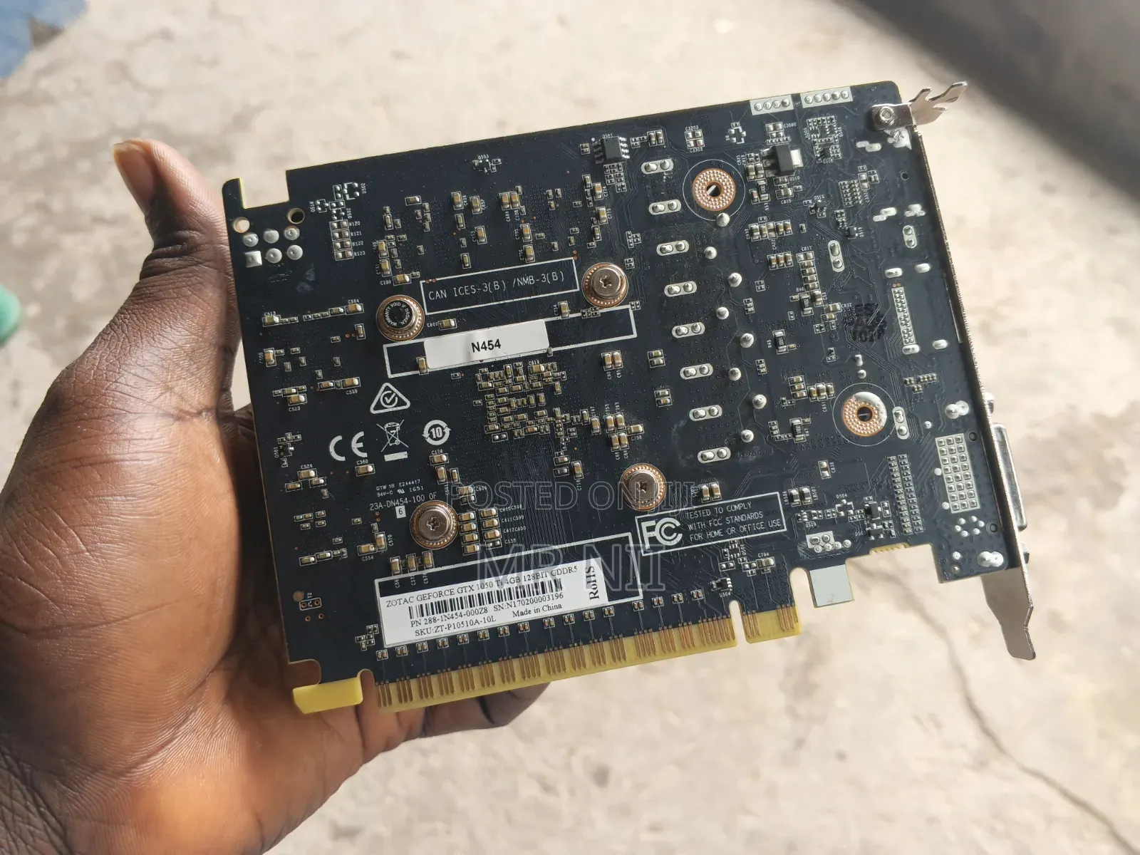 Zotac GTX 1050 Ti 4GB Graphics Card