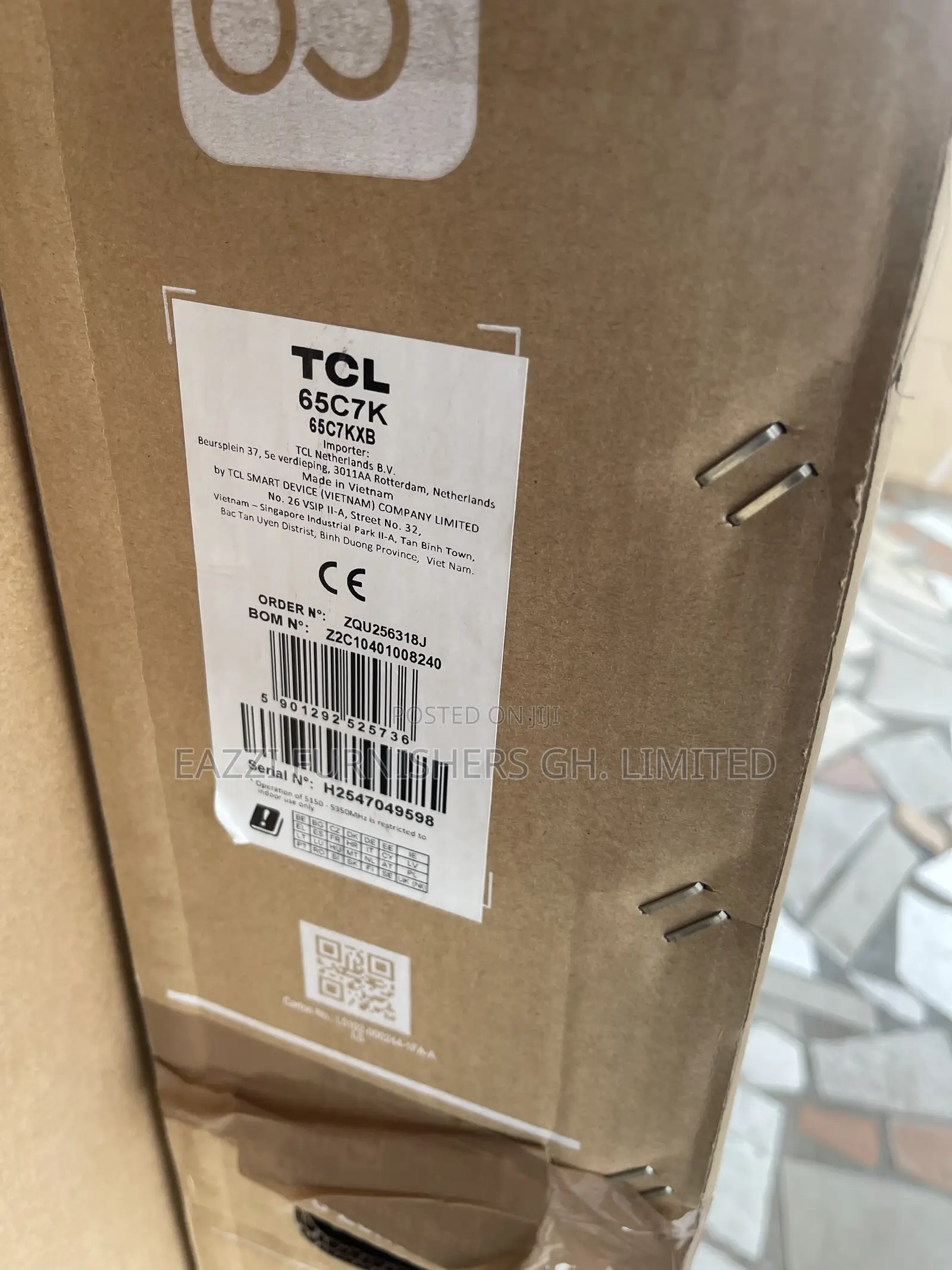TCL 65 Inches MINILED 65C7K Smooth Gaming 144 - 288 Hz 4k Smart HDR TV
