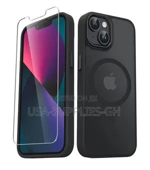 iPhone 14 /13 Phone Case With Tempered Glass Screen Protector From USA
