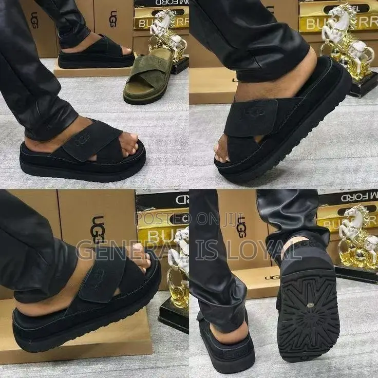 UGG High Sole Cross Belt Mix Colors Men Palms /Slides/ Slippers