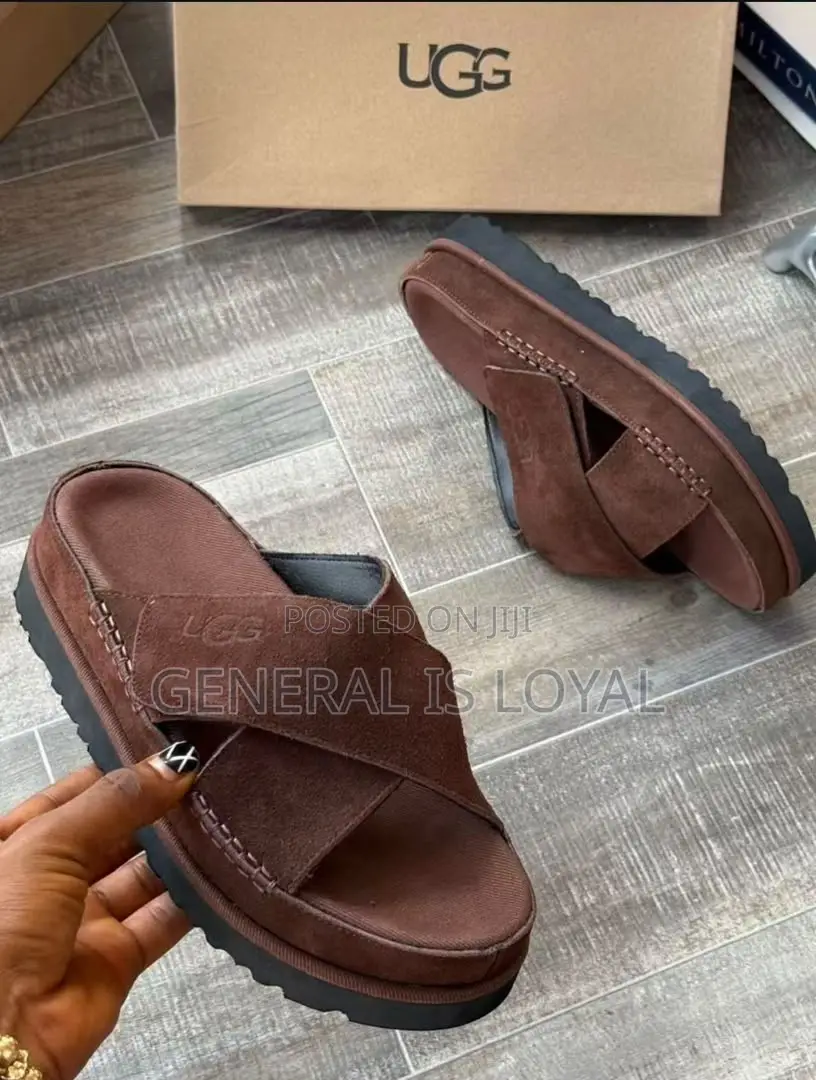 UGG High Sole Cross Belt Mix Colors Men Palms /Slides/ Slippers