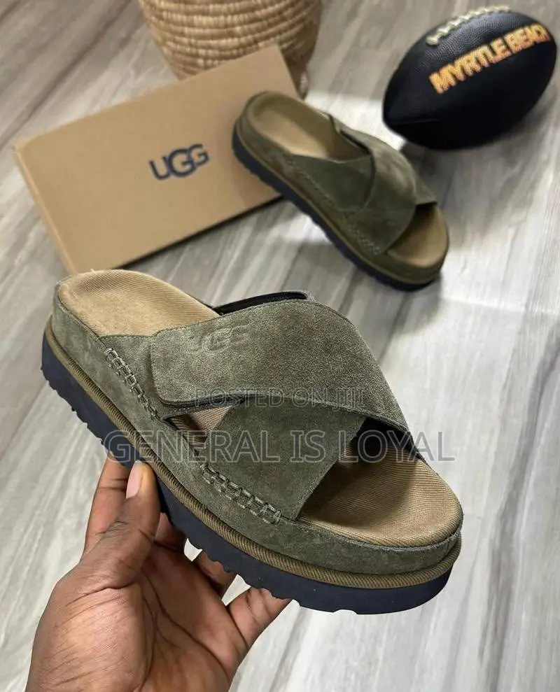 UGG High Sole Cross Belt Mix Colors Men Palms /Slides/ Slippers