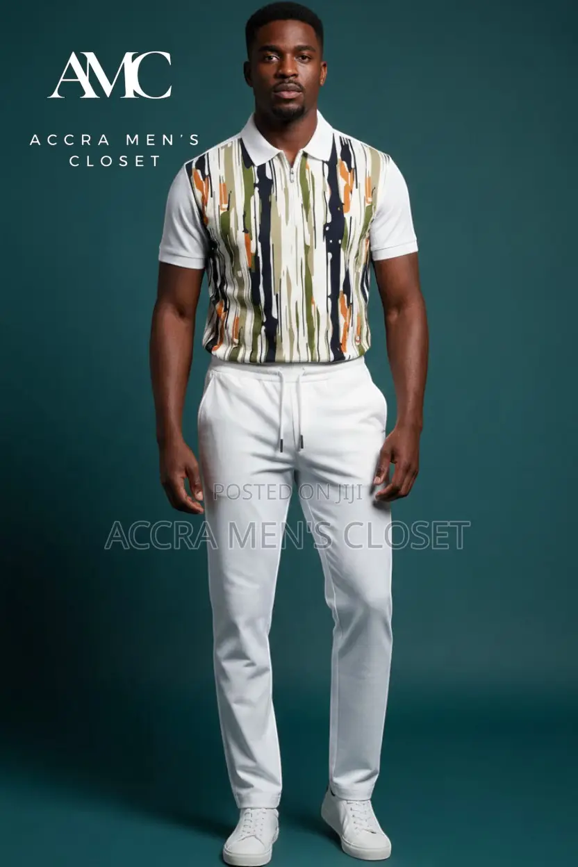 Men’s Smart Wear Sets (Short Sleeve Tops & Trousers)