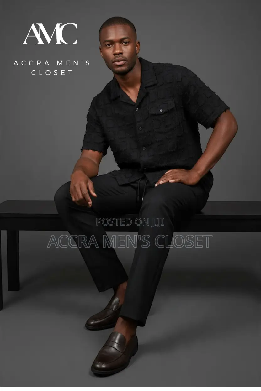 Men’s Smart Wear Sets (Short Sleeve Tops & Trousers)