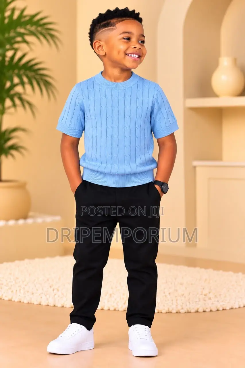 Kids Cable Knit Tee