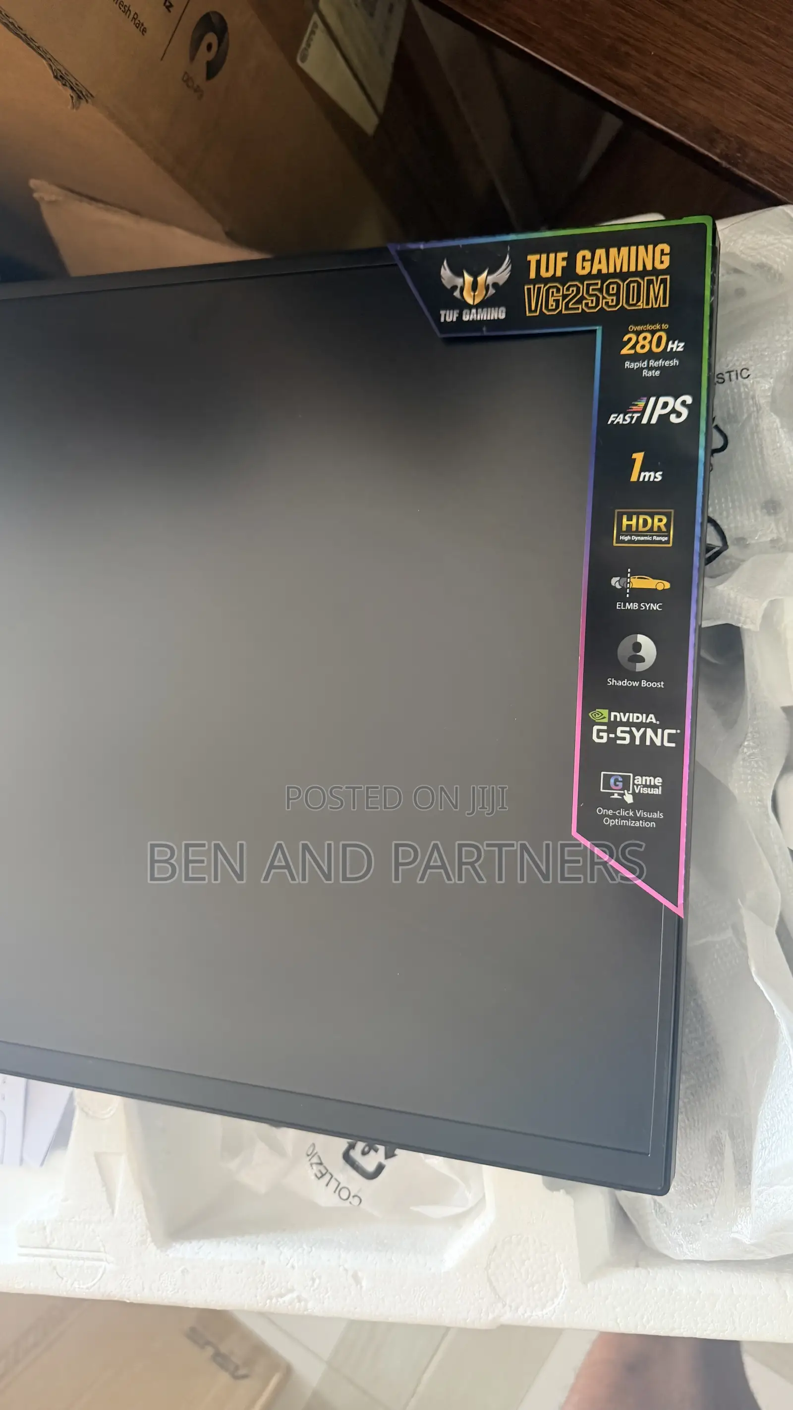 ASUS TUF 25” IPS, FHD, 280hz, 1ms, HDR, G-Sync Gaming Monitor