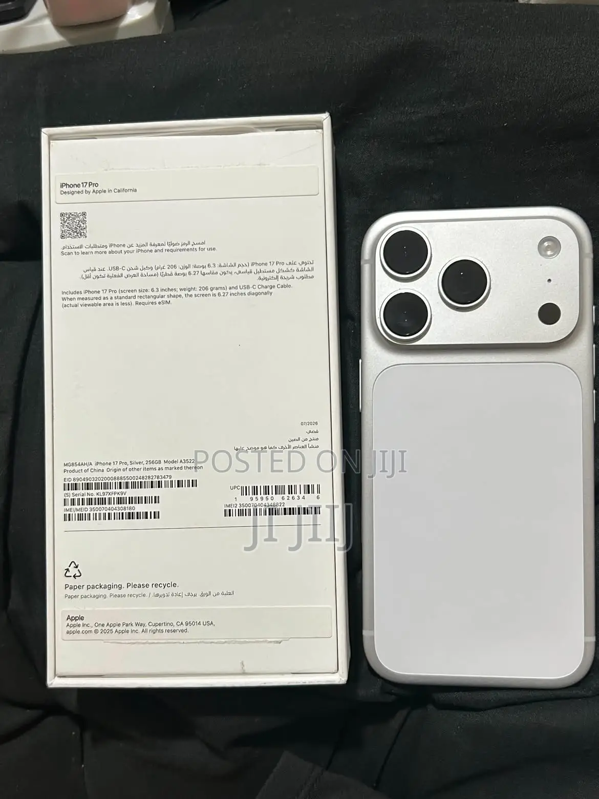 Apple iPhone 17 Pro 256 GB White