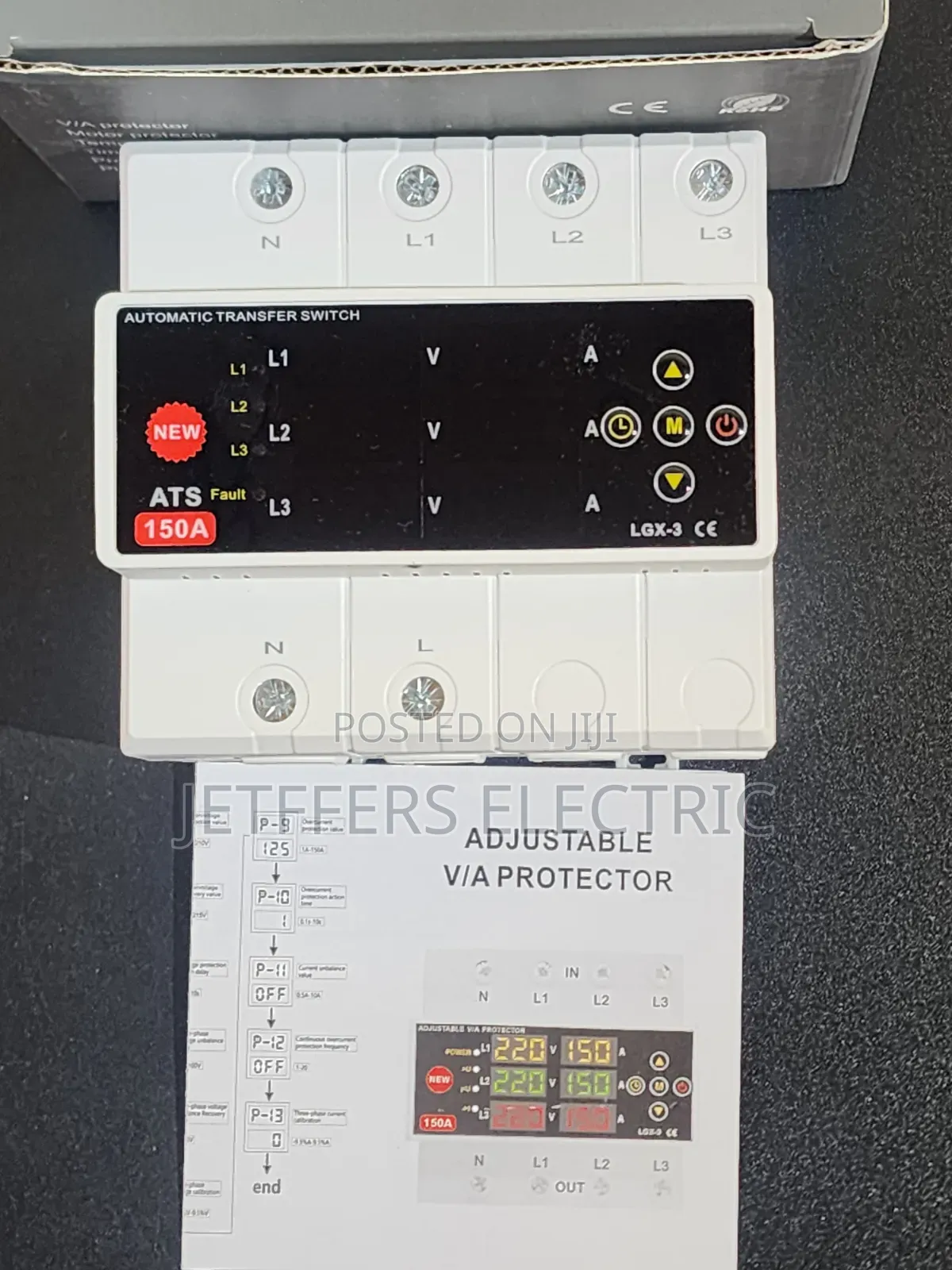 5 in 1 Automatic Transfer Switch (ATS 150)Pharse Selector&Protector