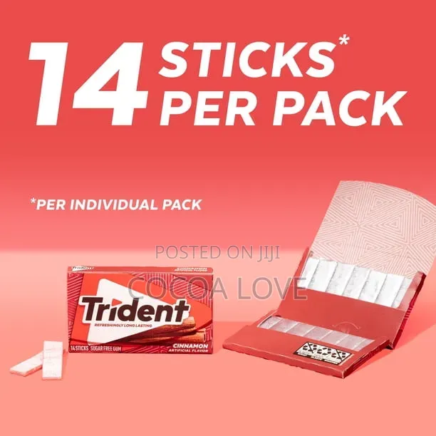Trident Sugar Free Cinanom Gum