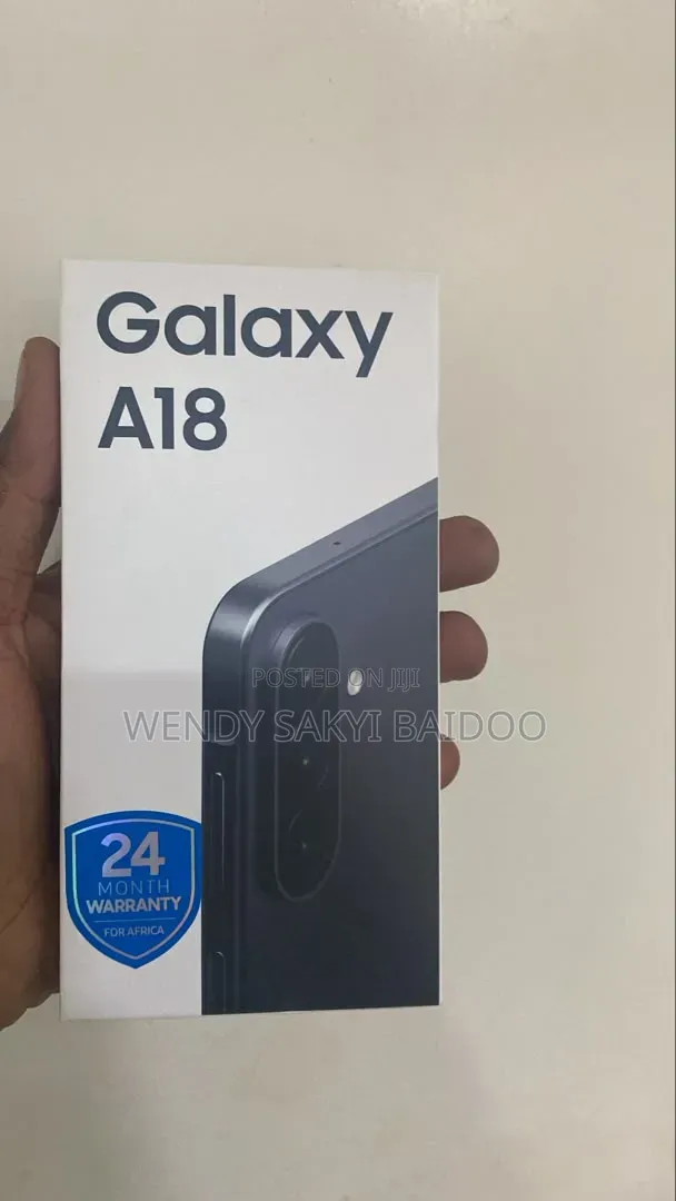 New Samsung Galaxy A18 128 GB Black