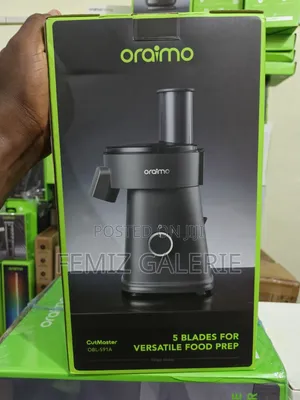 Oraimo CutMaster 200W Electric Salad Maker–5 Interchangeable Blade Set