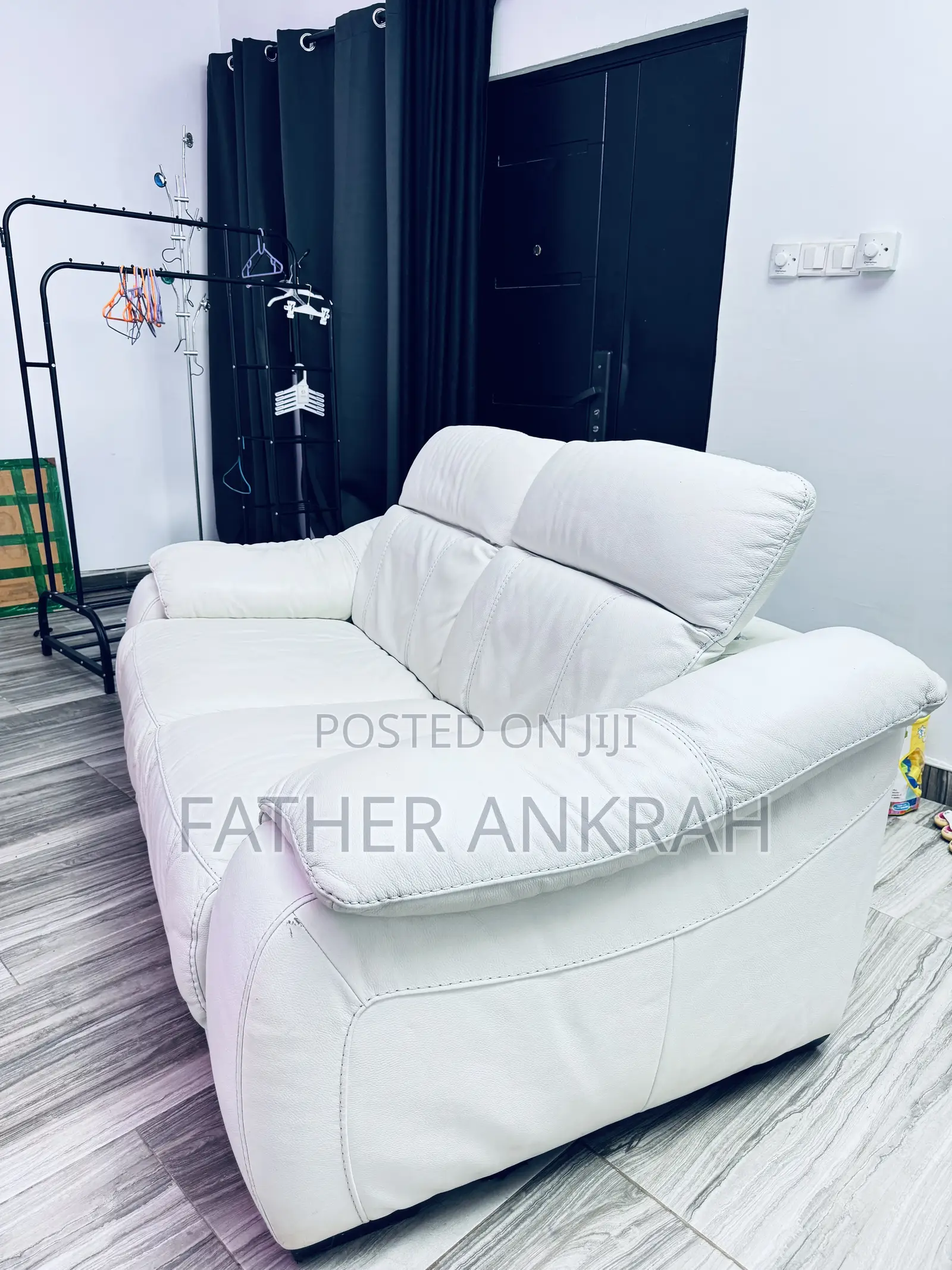 White Leather Sofa
